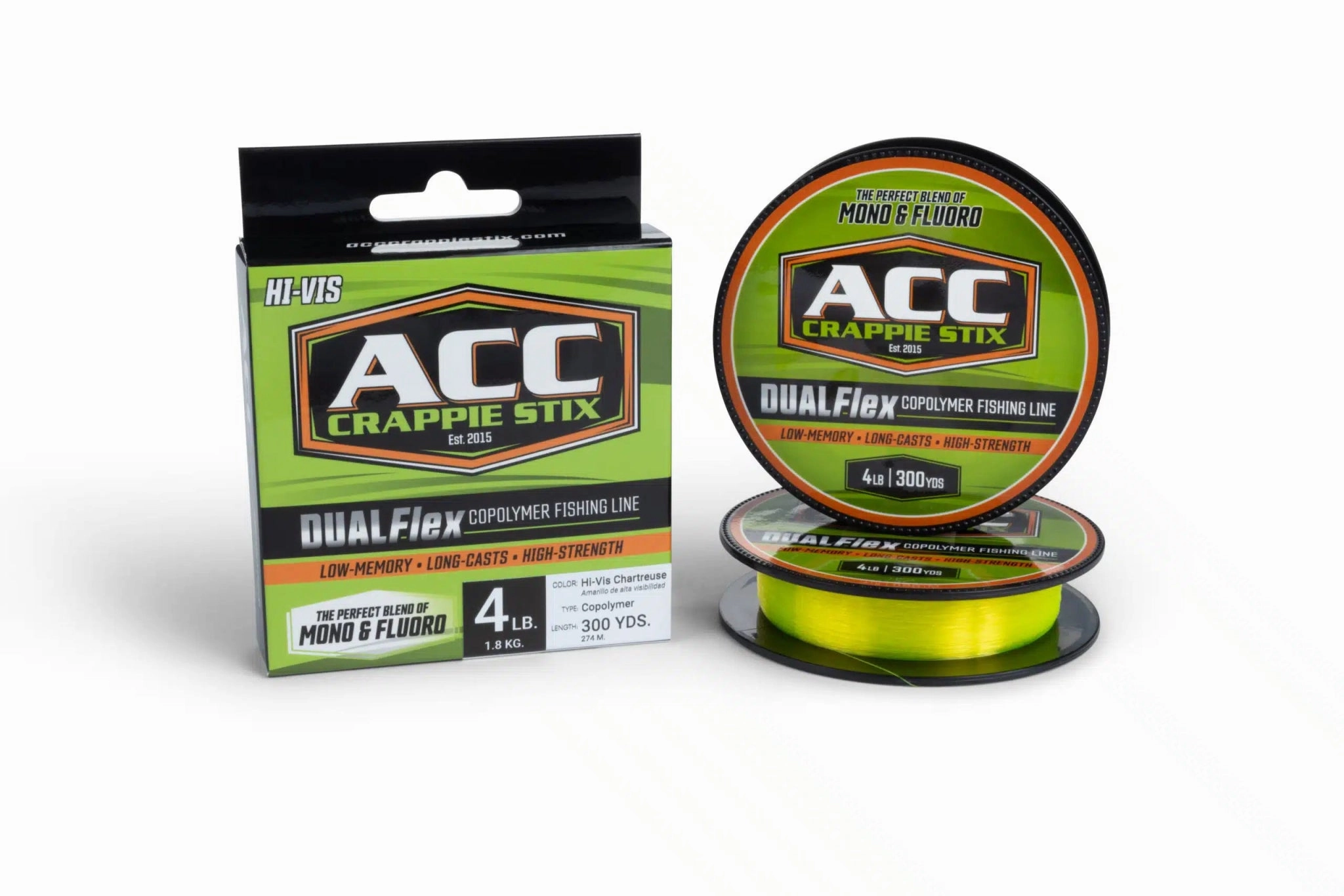 ACC Crappie Stix Dual Flex Copolymer Fishing Line