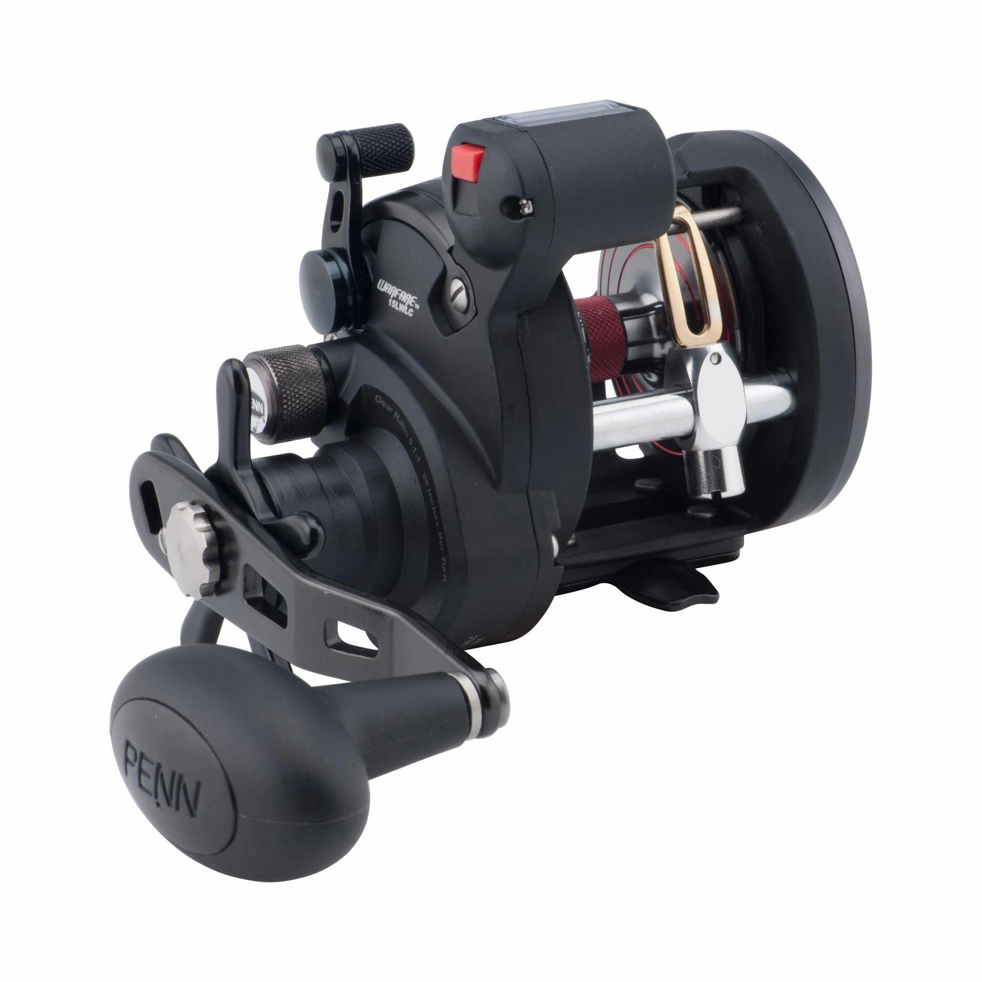 Penn Warfare Star Drag Level Wind Baitcast Reel
