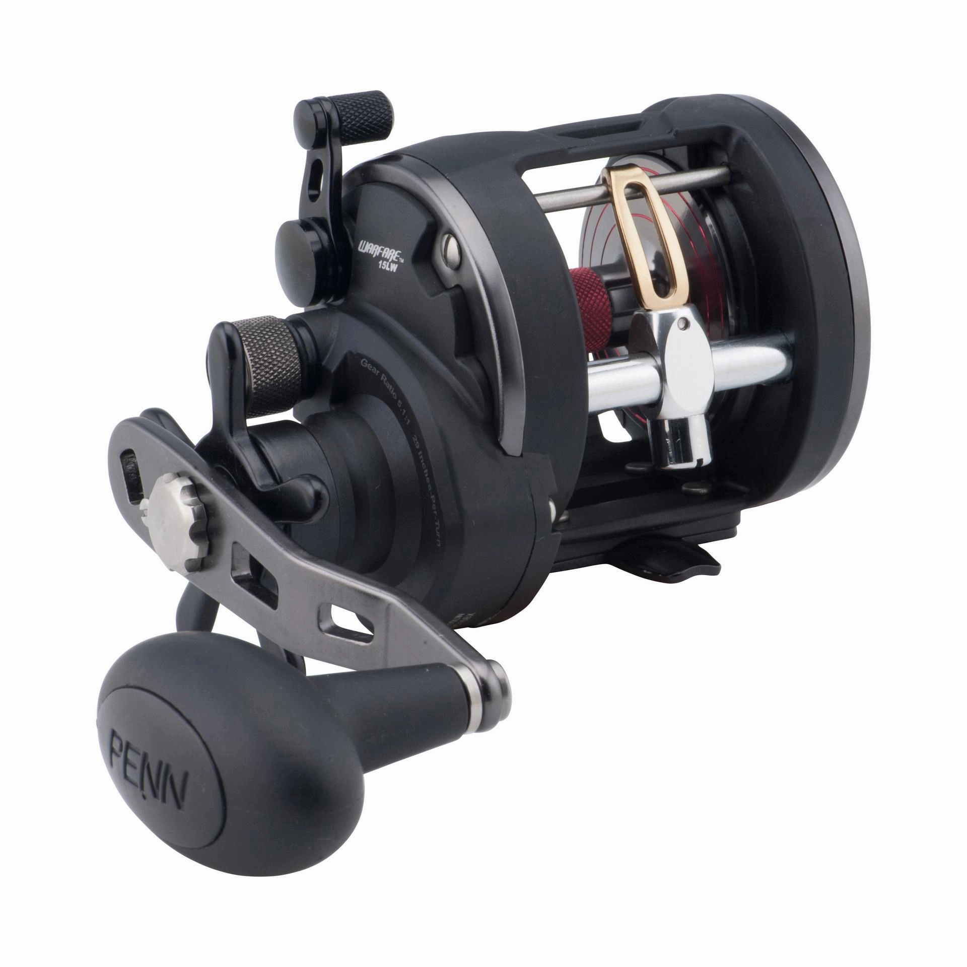 Penn Warfare Star Drag Level Wind Baitcast Reel