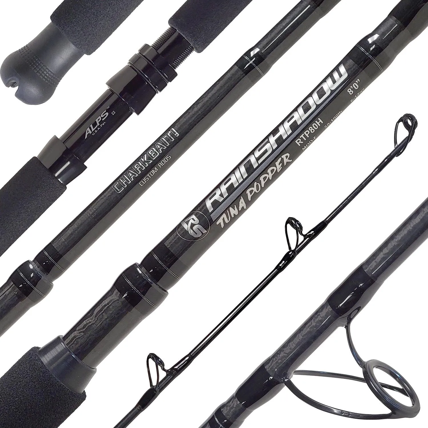 Rainshadow Custom 2 Piece Tuna Popping Rods